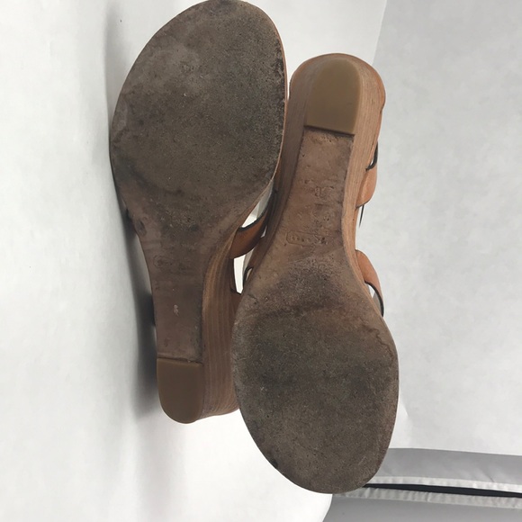 COACH Vivian Gladiator Sandal Tan Leather Size 7B - Picture 6 of 7